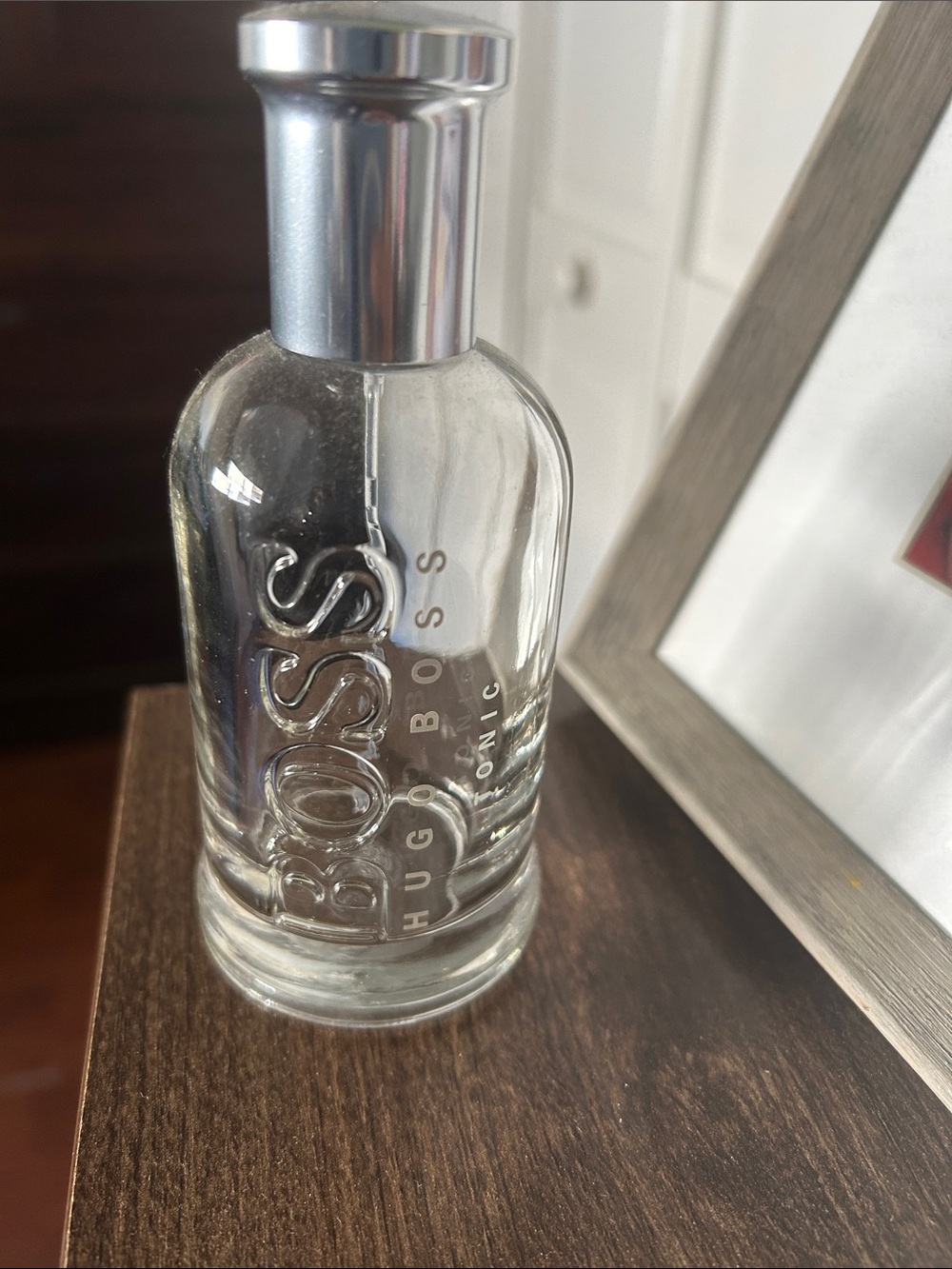 Hugo Boss Bottled Tonic Clear Glass Cologne Bottle EMPTY COLLECTORS